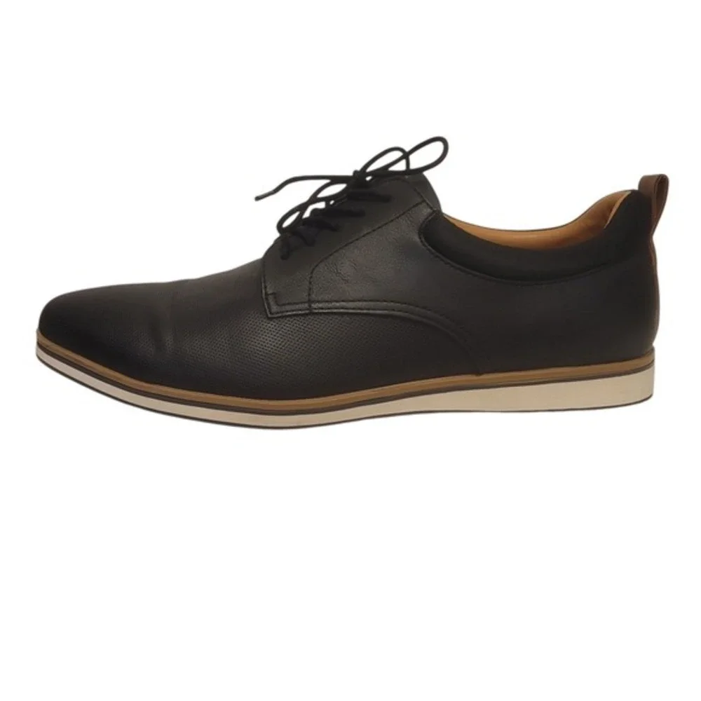 JF J.Ferrar Black and Tan Men's Derbys